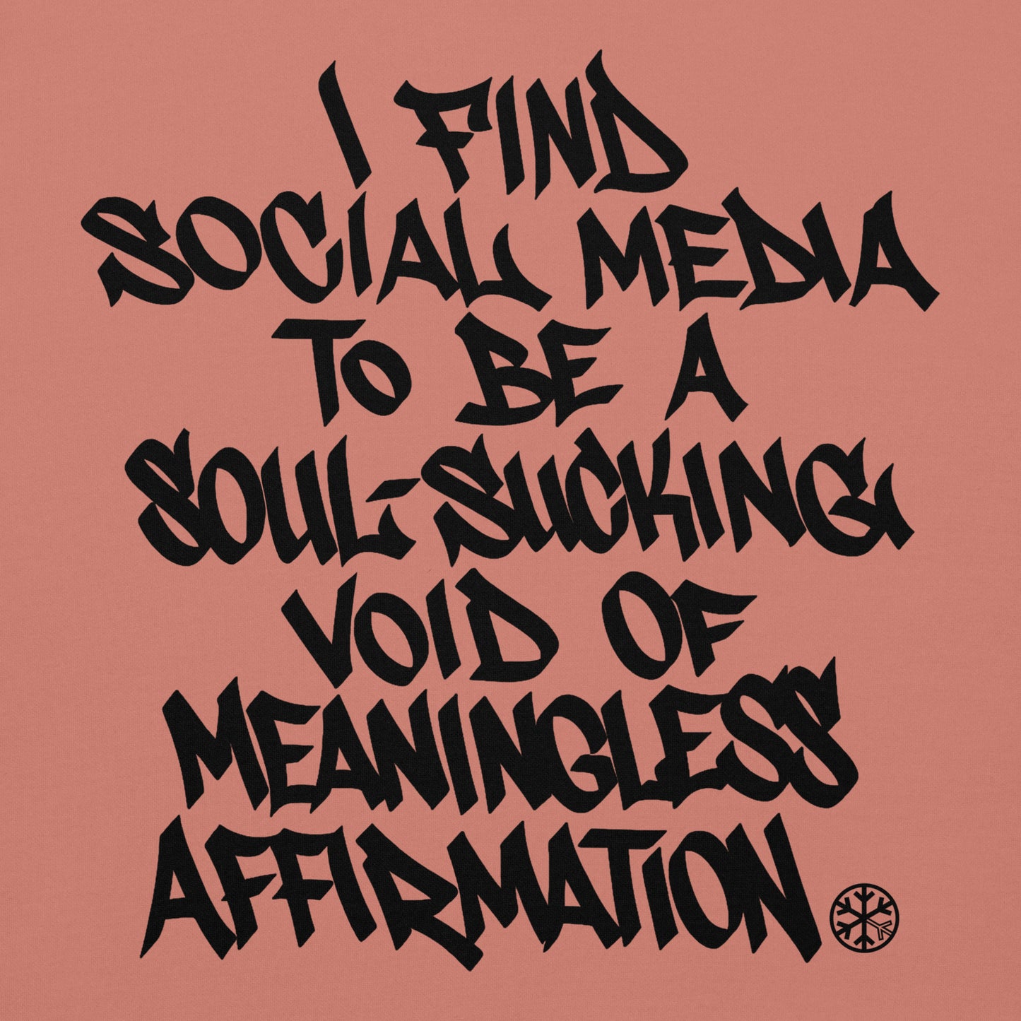 Pink-Social Media Graffiti Tag Hoodie from B.Different Clothing, graphic, graffiti-inspired streetwear