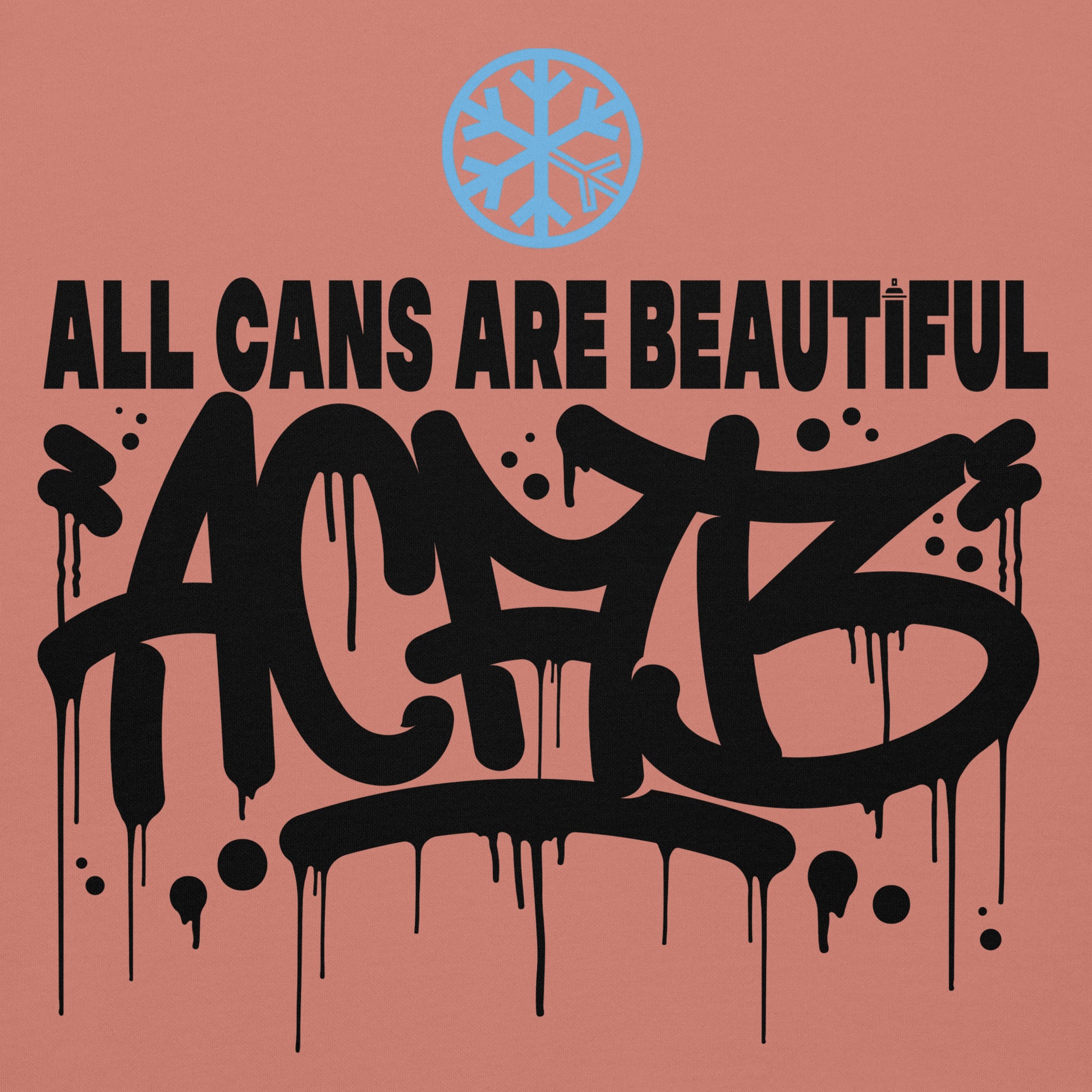 Pink-Acab Graffiti Tag Hoodie from B.Different Clothing, graphic, graffiti-inspired streetwear