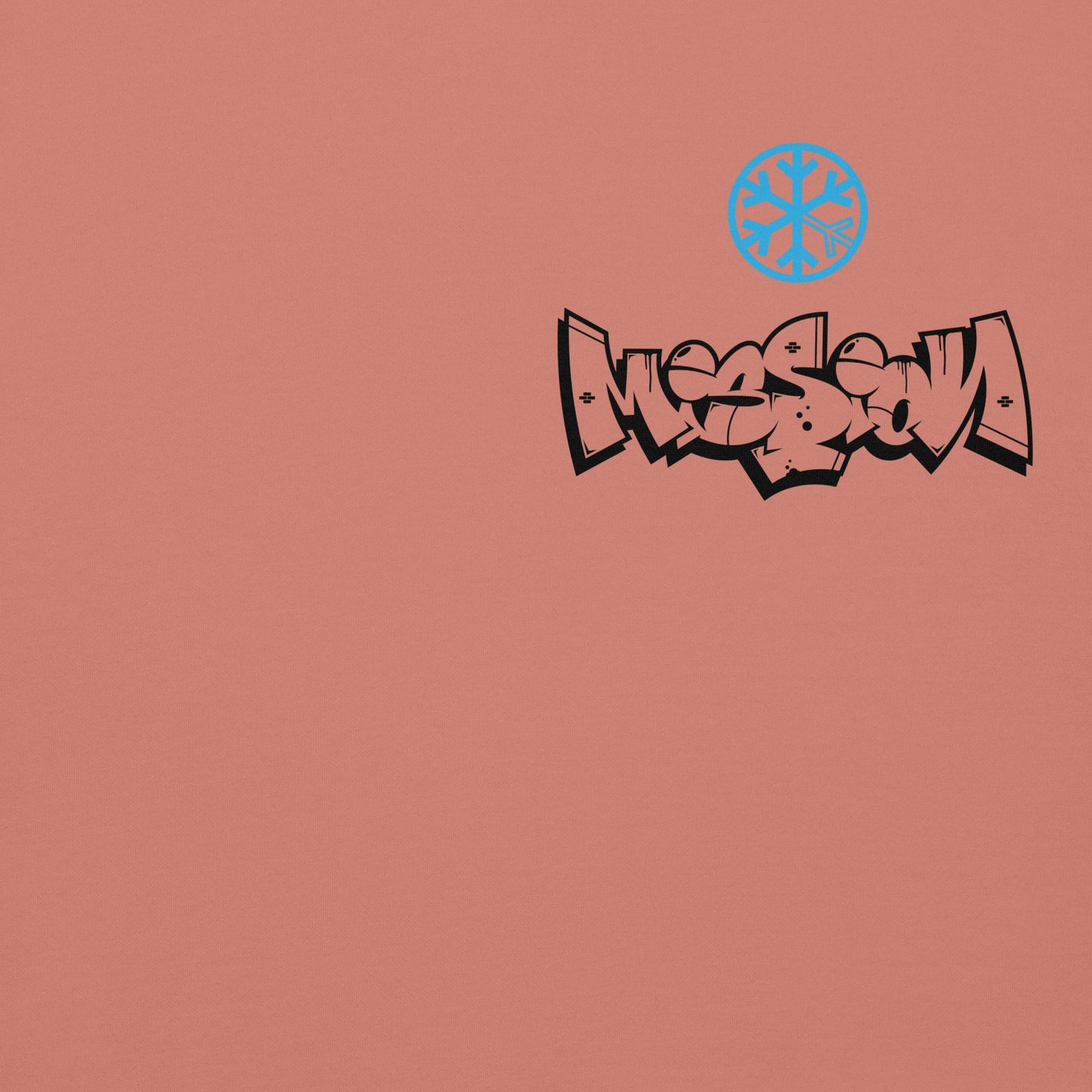 Pink-Mission Graffiti Character Hoodie from B.Different Clothing, front graphic, graffiti-inspired streetwear