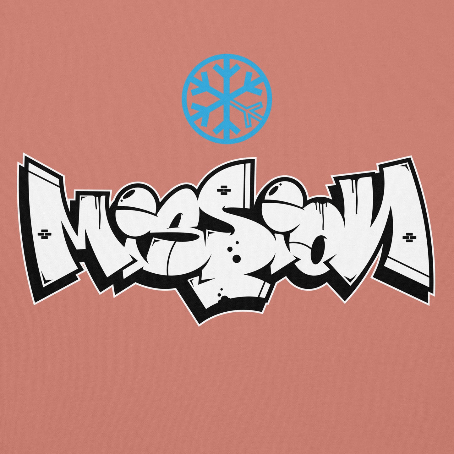 Pink-Mission Graffiti Piece Hoodie from B.Different Clothing, graphic, graffiti-inspired streetwear