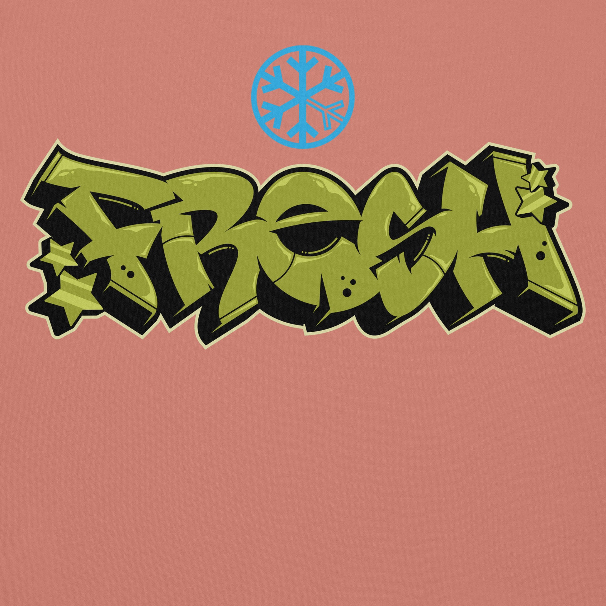 Pink-Fresh Graffiti Piece Hoodie from B.Different Clothing, graphic, graffiti-inspired streetwear