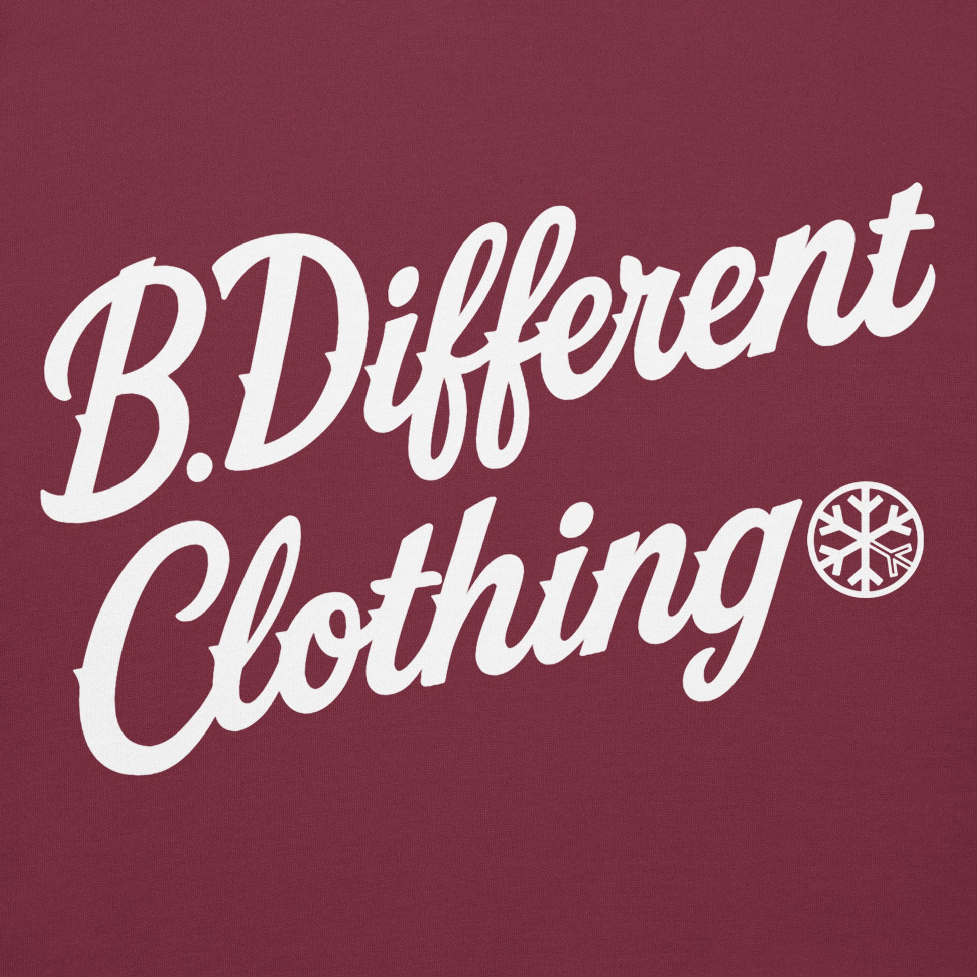 Maroon-The League Hoodie from B.Different Clothing, graphic, graffiti-inspired streetwear