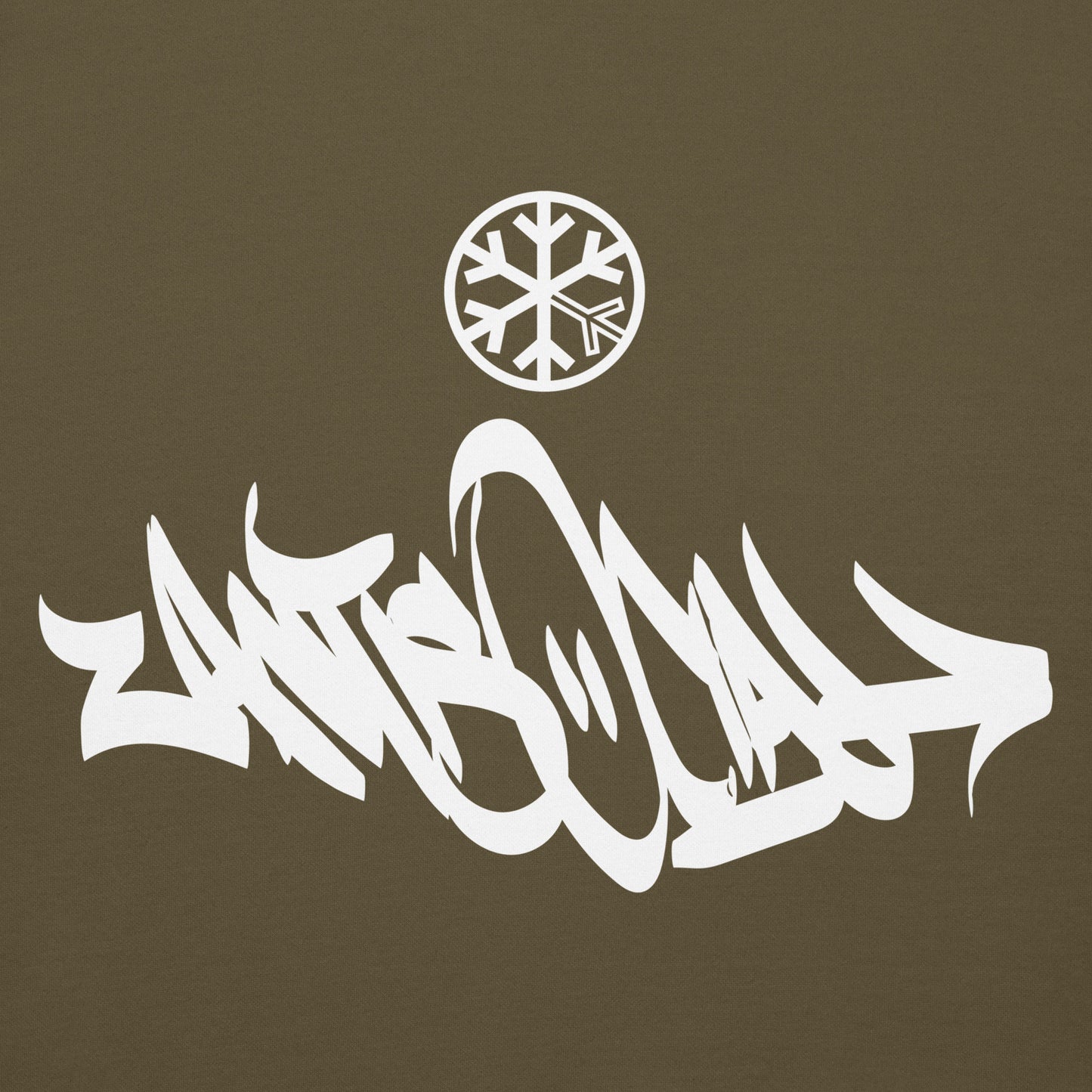 Green-Antisocial Graffiti Tag Hoodie from B.Different Clothing, graphic, graffiti-inspired streetwear