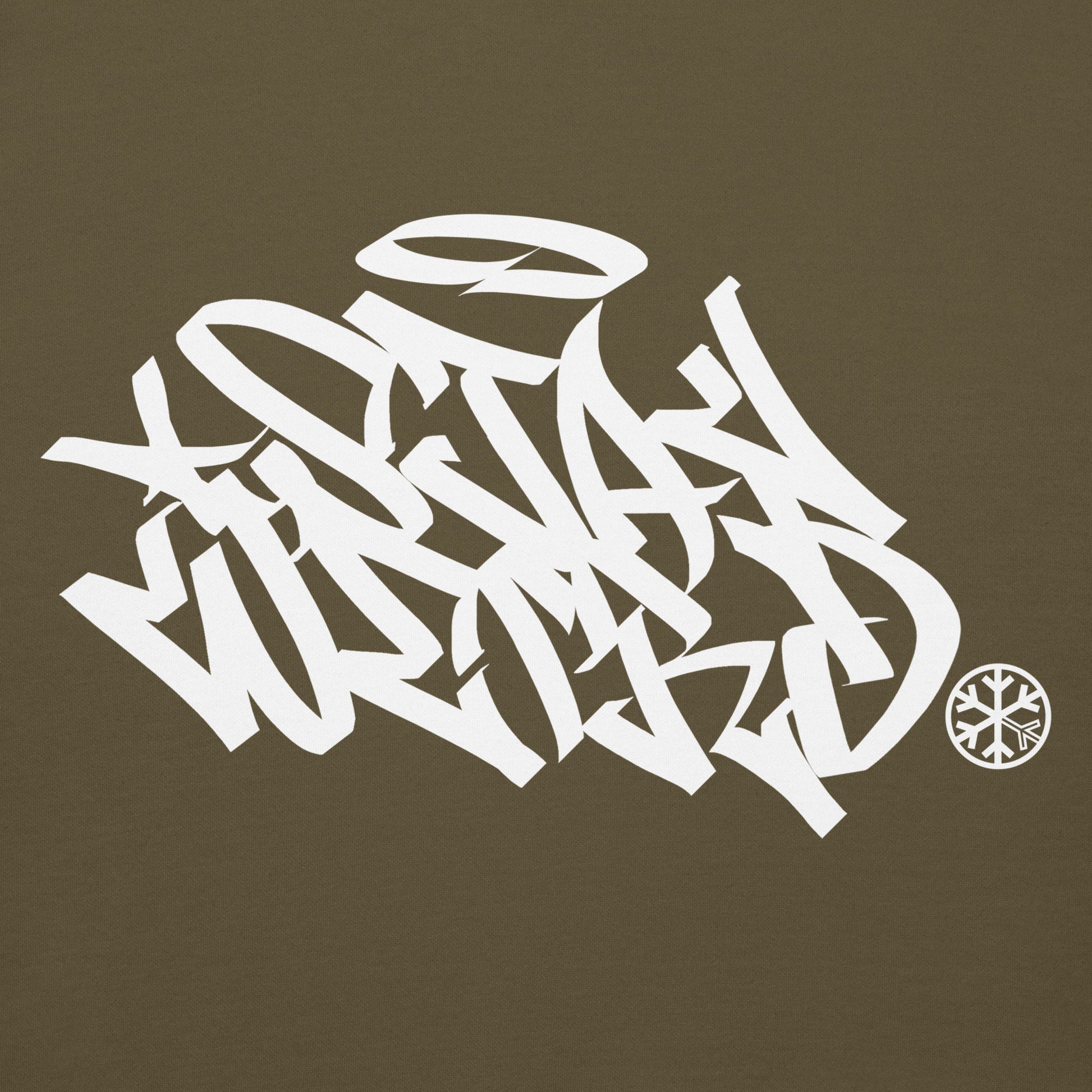 Green-Stay Weird Graffiti Tag Hoodie from B.Different Clothing, graphic, graffiti-inspired streetwear