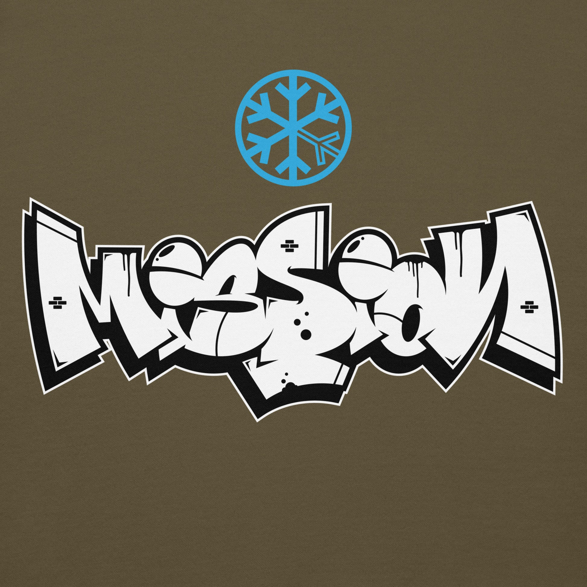 Green-Mission Graffiti Piece Hoodie from B.Different Clothing, graphic, graffiti-inspired streetwear