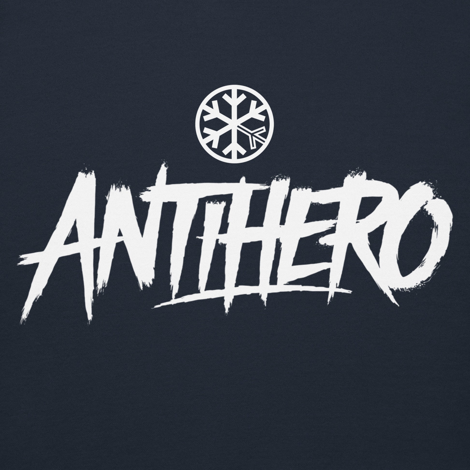 Navy-Antihero Graffiti Tag Hoodie from B.Different Clothing, graphic, graffiti-inspired streetwear