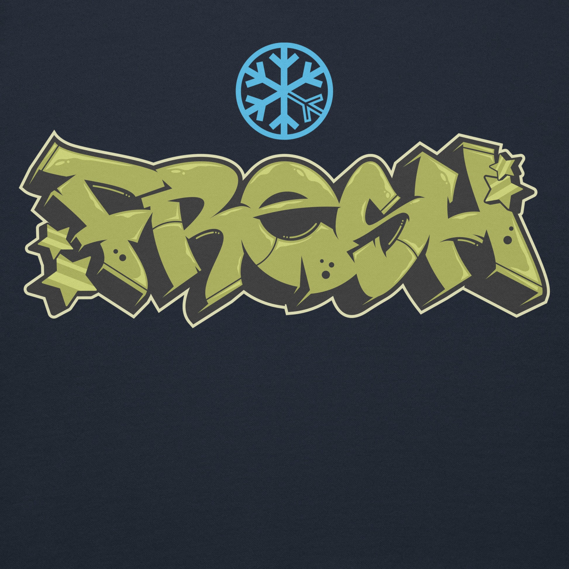 Navy-Fresh Graffiti Piece Hoodie from B.Different Clothing, graphic, graffiti-inspired streetwear