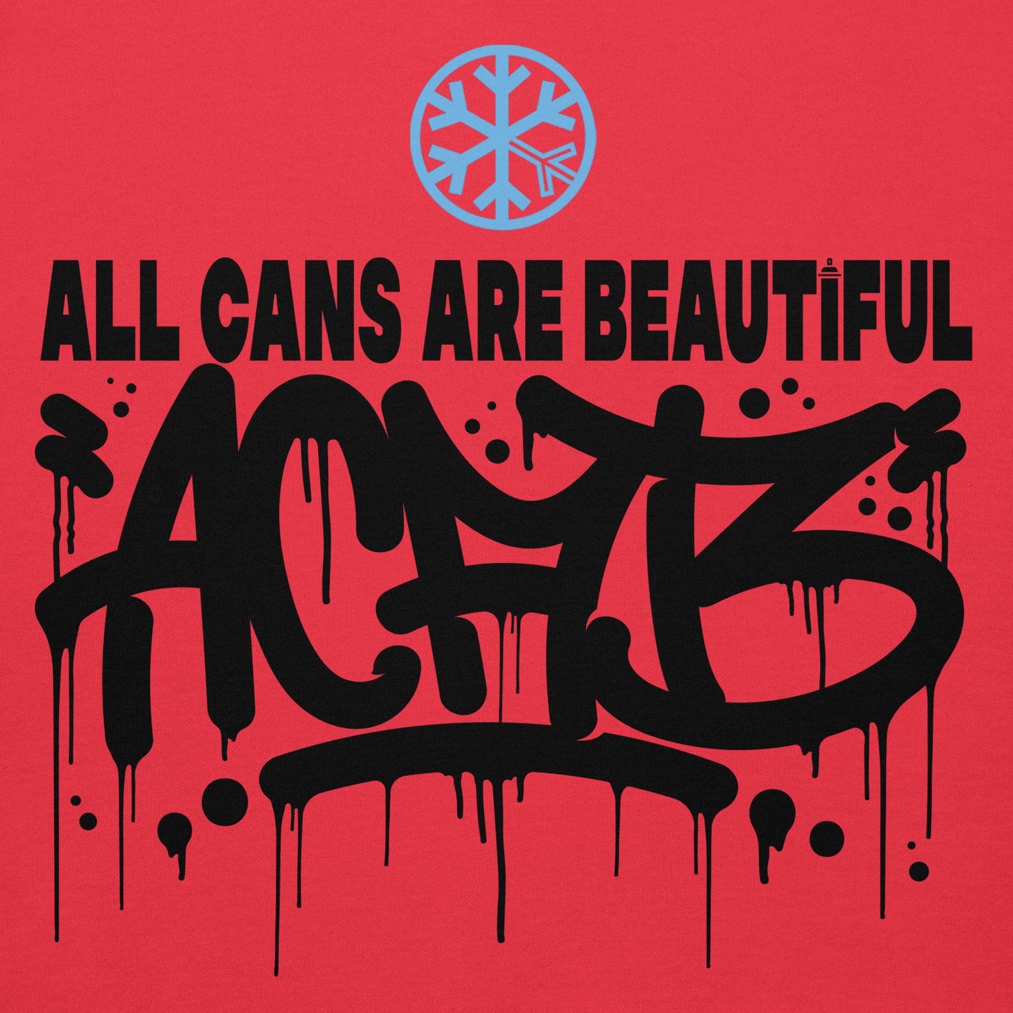 Red-Acab Graffiti Tag Hoodie from B.Different Clothing, graphic, graffiti-inspired streetwear