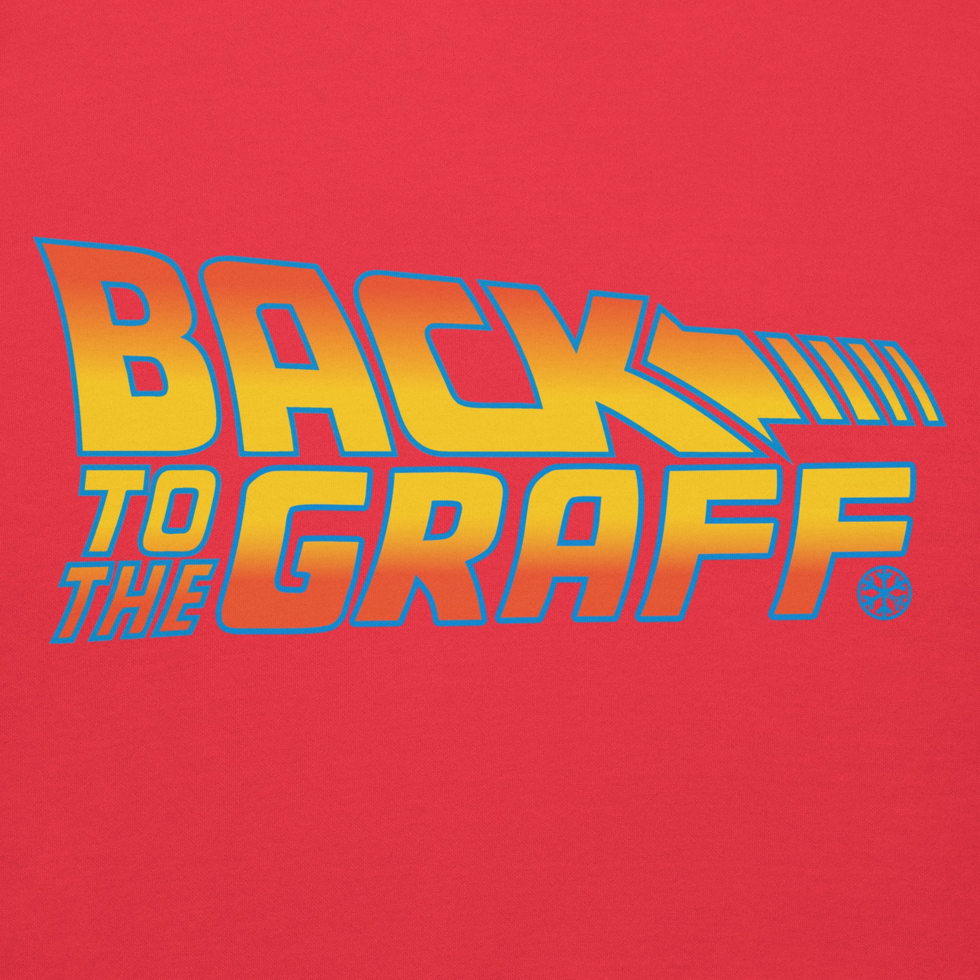 Red-Back to the Graff Hoodie from B.Different Clothing, graphic, graffiti-inspired streetwear