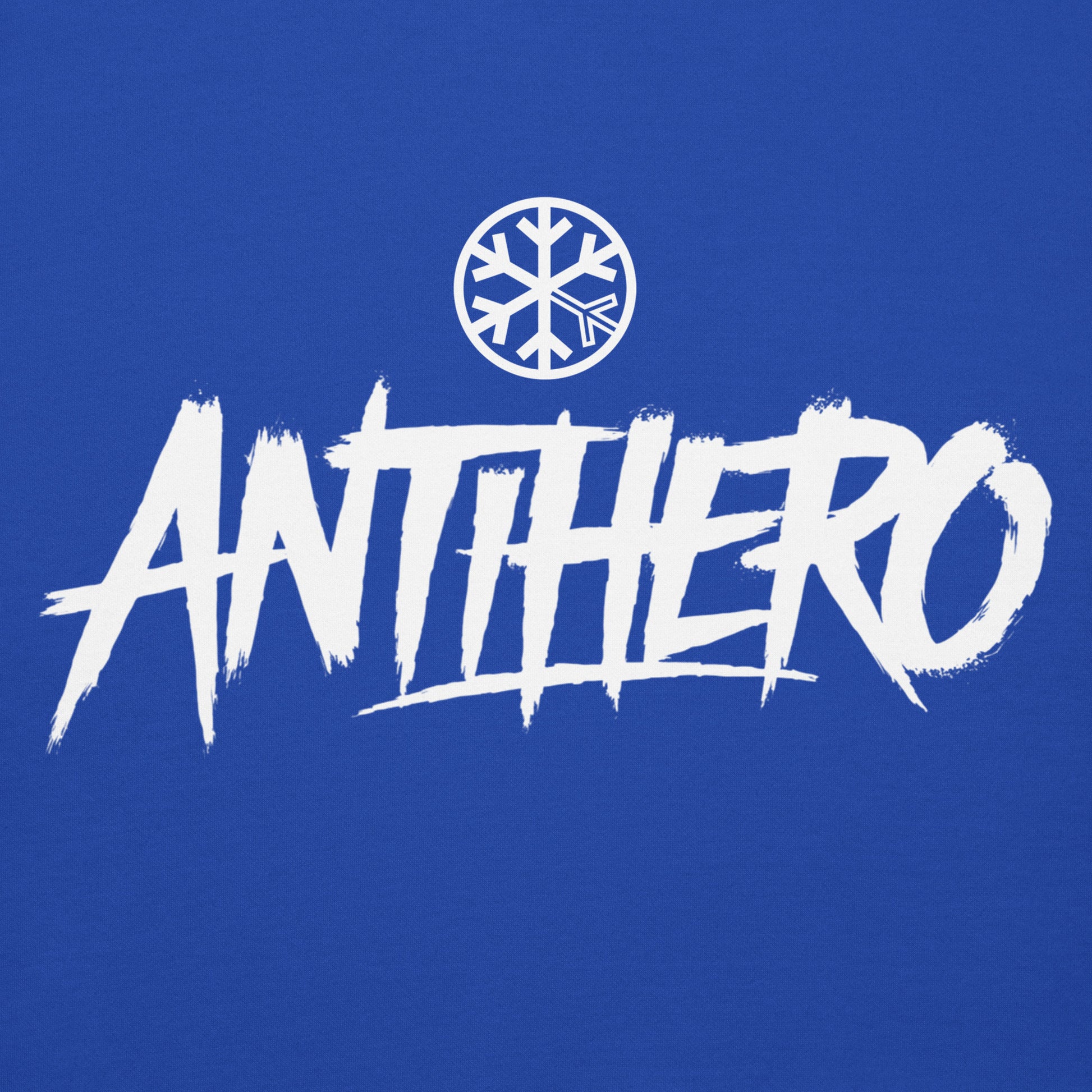 Blue-Antihero Graffiti Tag Hoodie from B.Different Clothing, graphic, graffiti-inspired streetwear