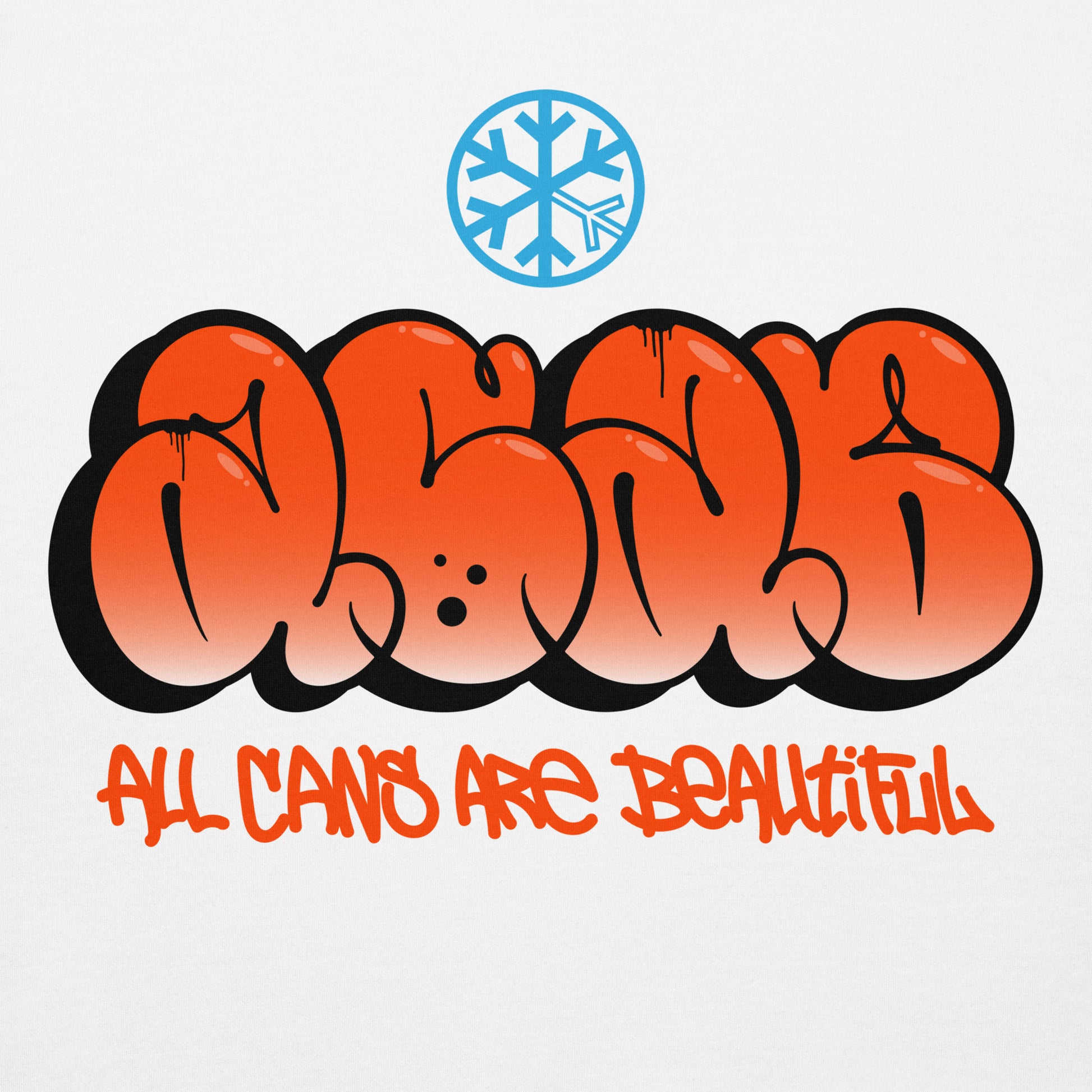 White-ACAB Graffiti Throw-up Hoodie from B.Different Clothing, graphic, graffiti-inspired streetwear