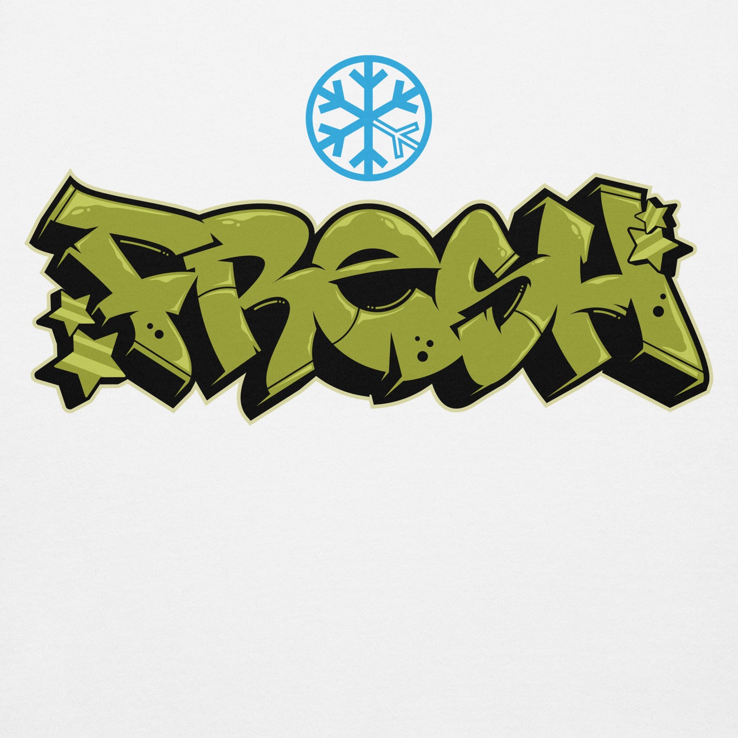 White-Fresh Graffiti Piece Hoodie from B.Different Clothing, graphic, graffiti-inspired streetwear