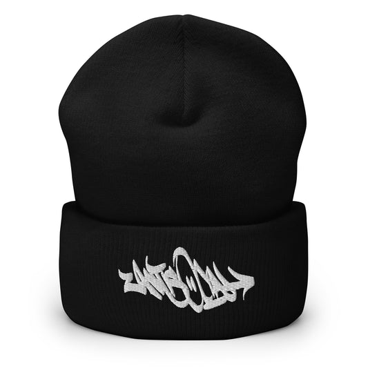 Antisocial Graffiti Tag Beanie | Black