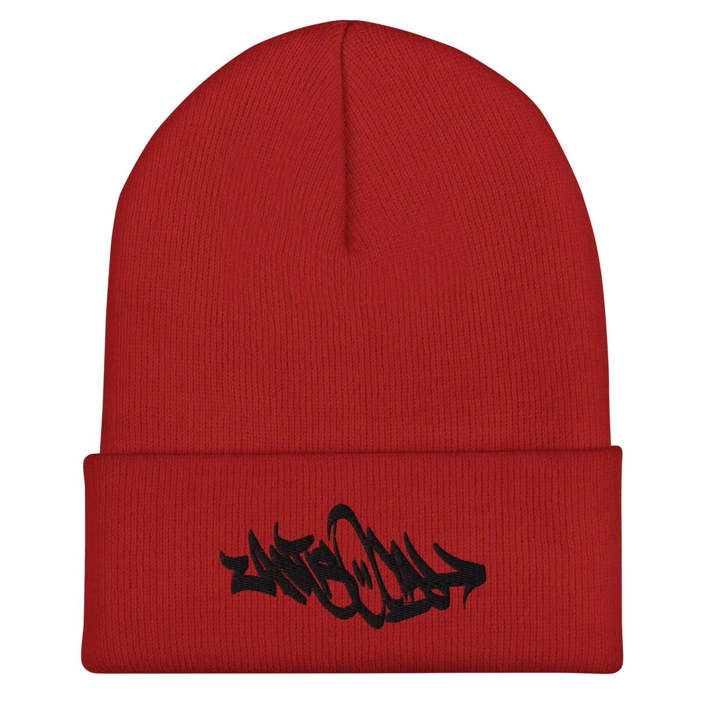 Antisocial Graffiti Tag Beanie | Red