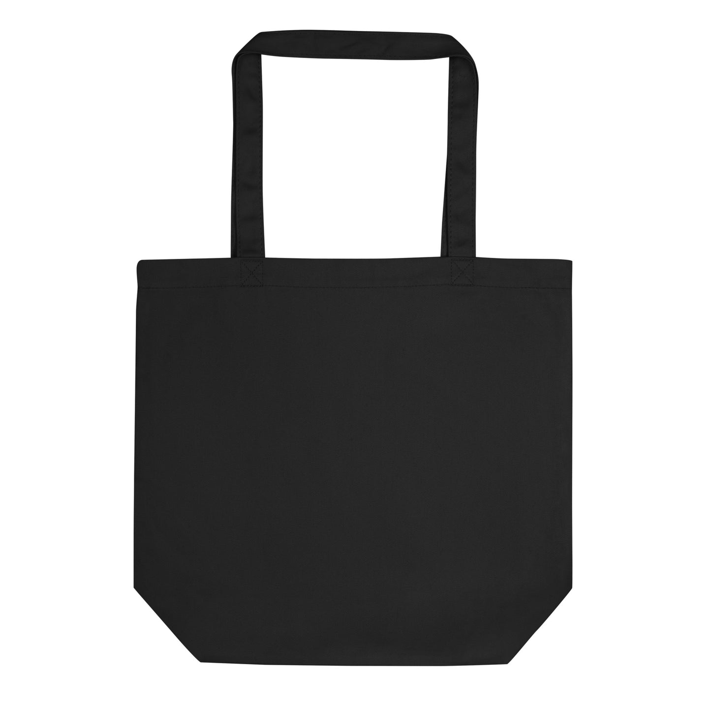 Black-Never Grow Up Graffiti Tote Bag from B.Different Clothing, back view, graffiti-inspired streetwear