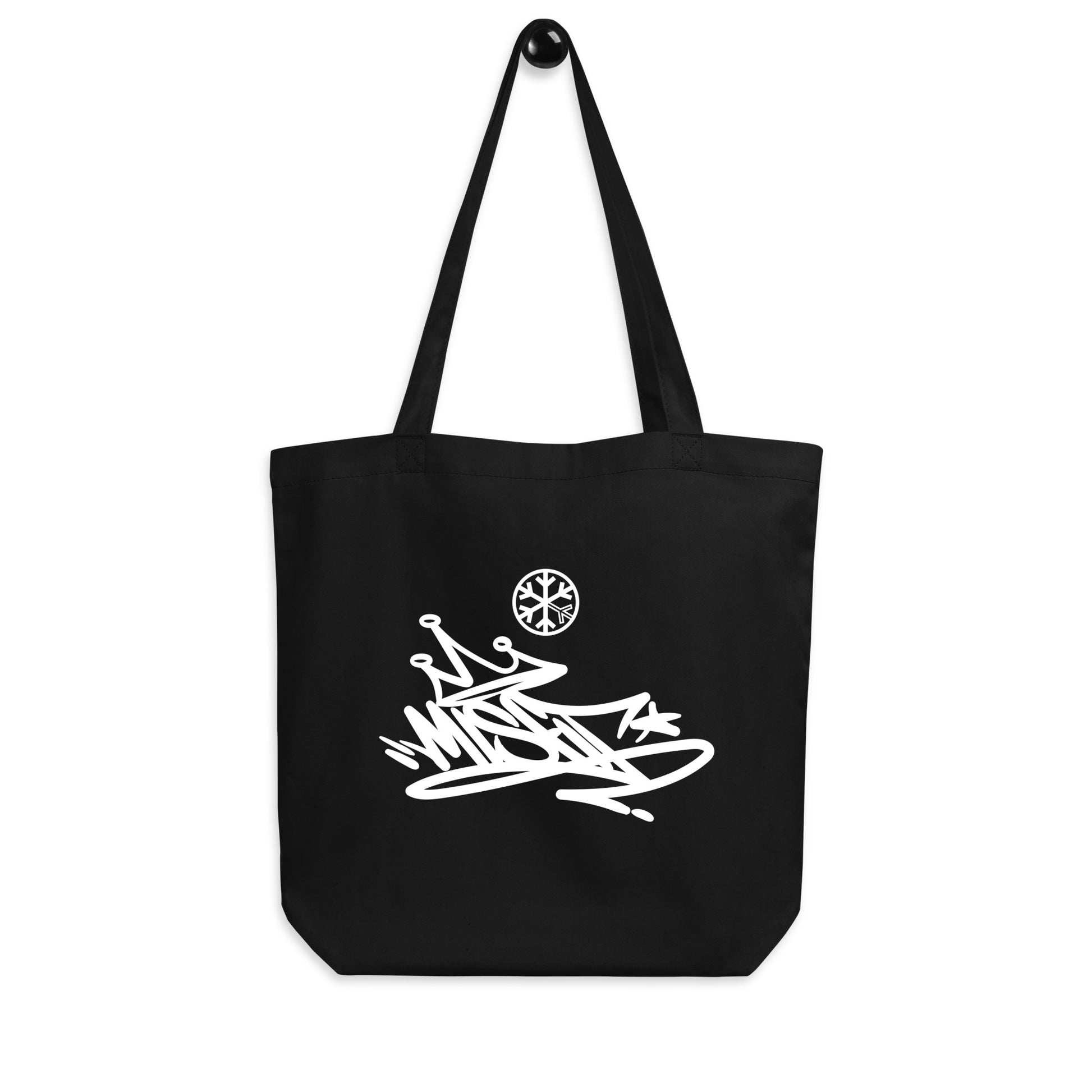 hanging Misfit Graffiti Tag Tote Bag black from B.Different Clothing, graffiti-inspired streetwear