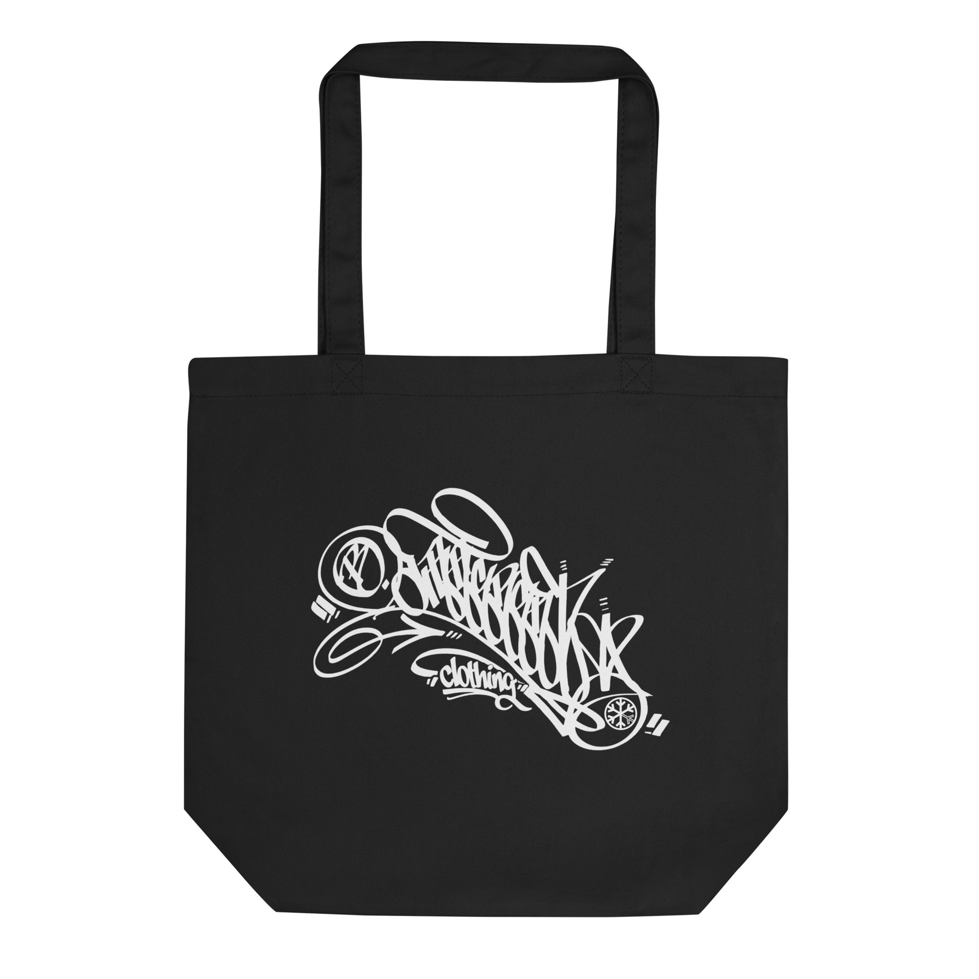 Graffiti Dad Collab Tote Bag from B.Different Clothing, front view, graffiti-inspired streetwear