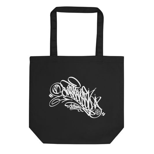 Graffiti Dad Collab Tote Bag from B.Different Clothing, front view, graffiti-inspired streetwear