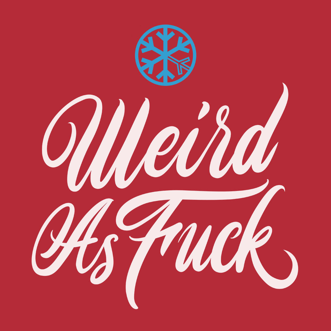 graphic Weird As Fuck red tank top by B.Different Clothing independent streetwear inspired by street art graffiti