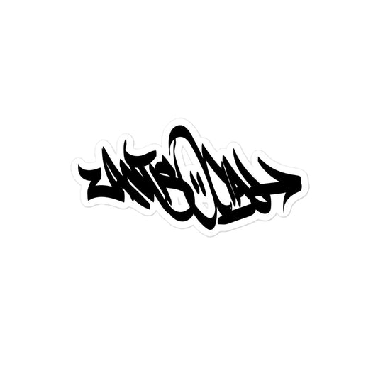 Antisocial Tag sticker B.Different Clothing graffiti street art inspired streetwear brand