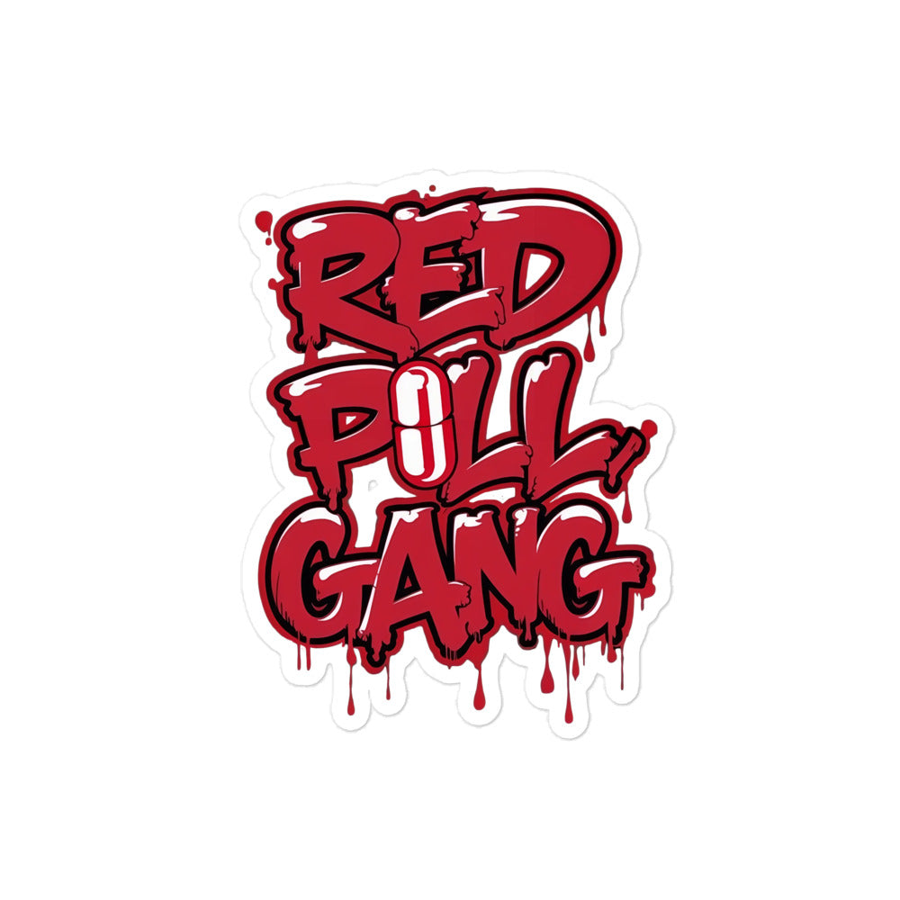 red pill gang Sticker B.Different Clothing graffiti street art inspired independent streetwear brand