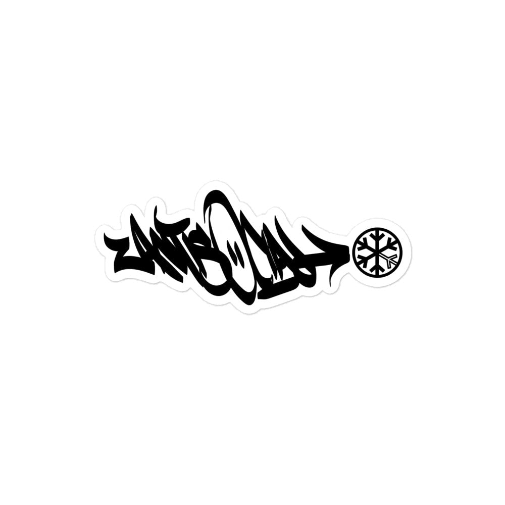 Antisocial Graffiti Tag Sticker from B.Different Clothing, graffiti-inspired streetwear