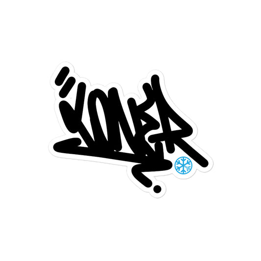 Loner Graffiti Tag Sticker from B.Different Clothing, graffiti-inspired streetwear