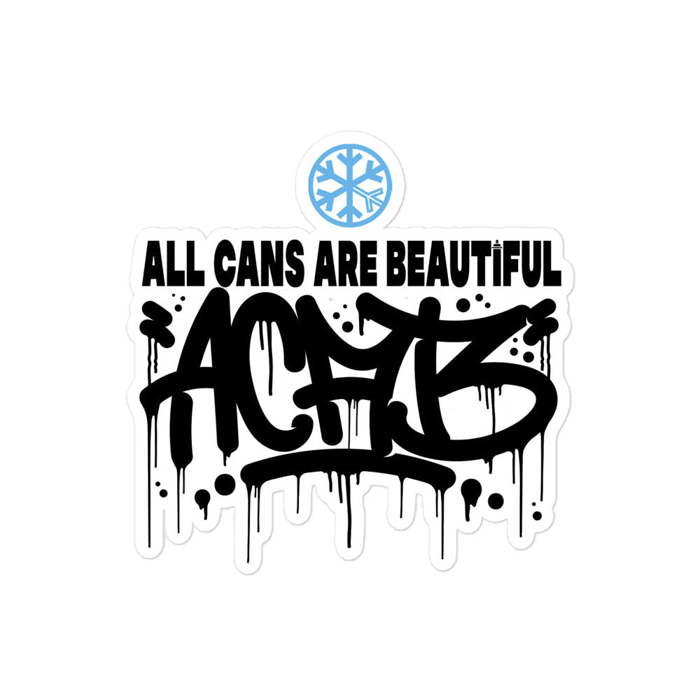 Acab Graffiti Tag Sticker from B.Different Clothing, graffiti-inspired streetwear