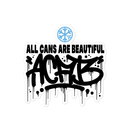 Acab Graffiti Tag Sticker from B.Different Clothing, graffiti-inspired streetwear