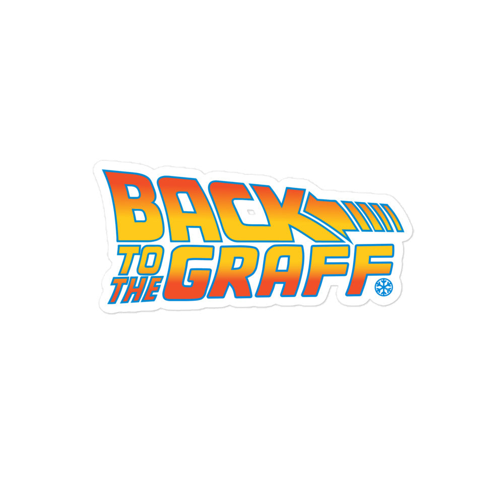 Back to the Graff Sticker from B.Different Clothing, graffiti-inspired streetwear