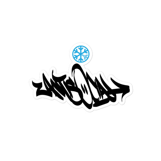 Antisocial Graffiti Tag Sticker from B.Different Clothing, graffiti-inspired streetwear
