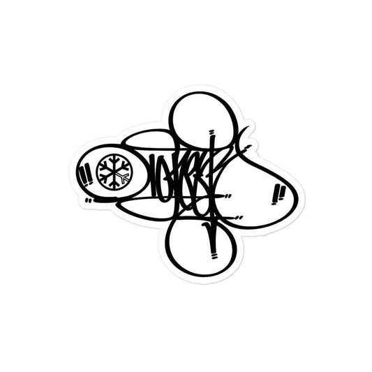 Loner Tag Sticker by Graffiti Dad from B.Different Clothing, graffiti-inspired streetwear