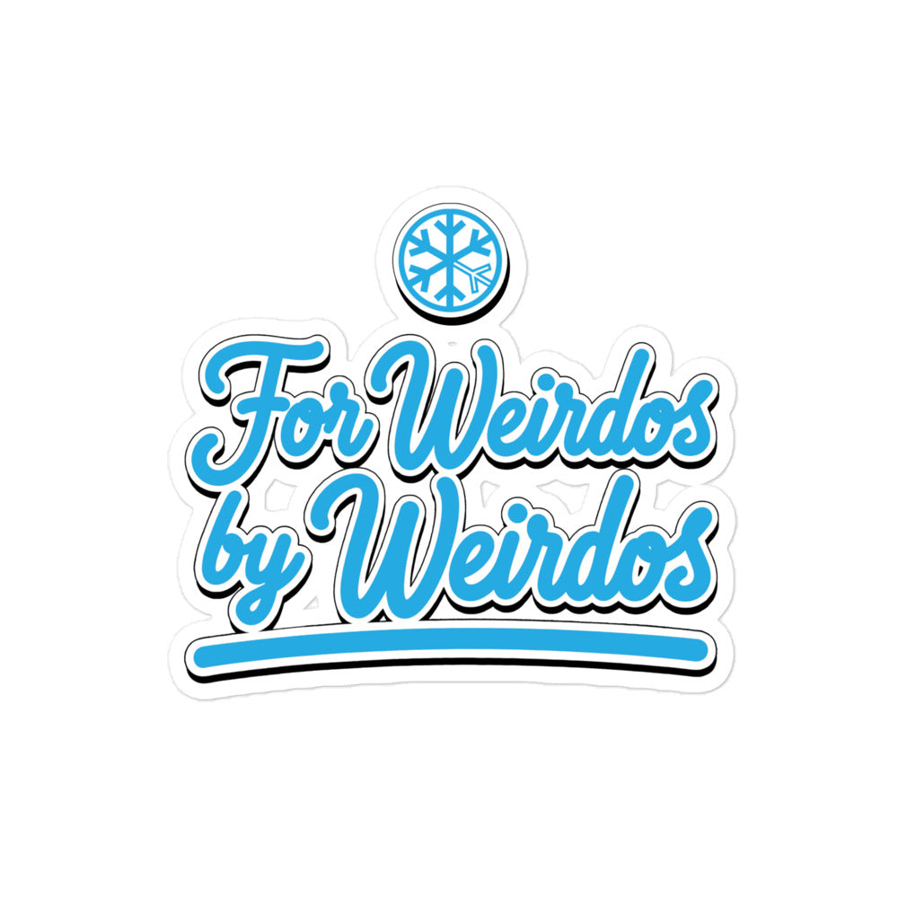 For Weirdos by Weirdos Sticker from B.Different Clothing, graffiti-inspired streetwear