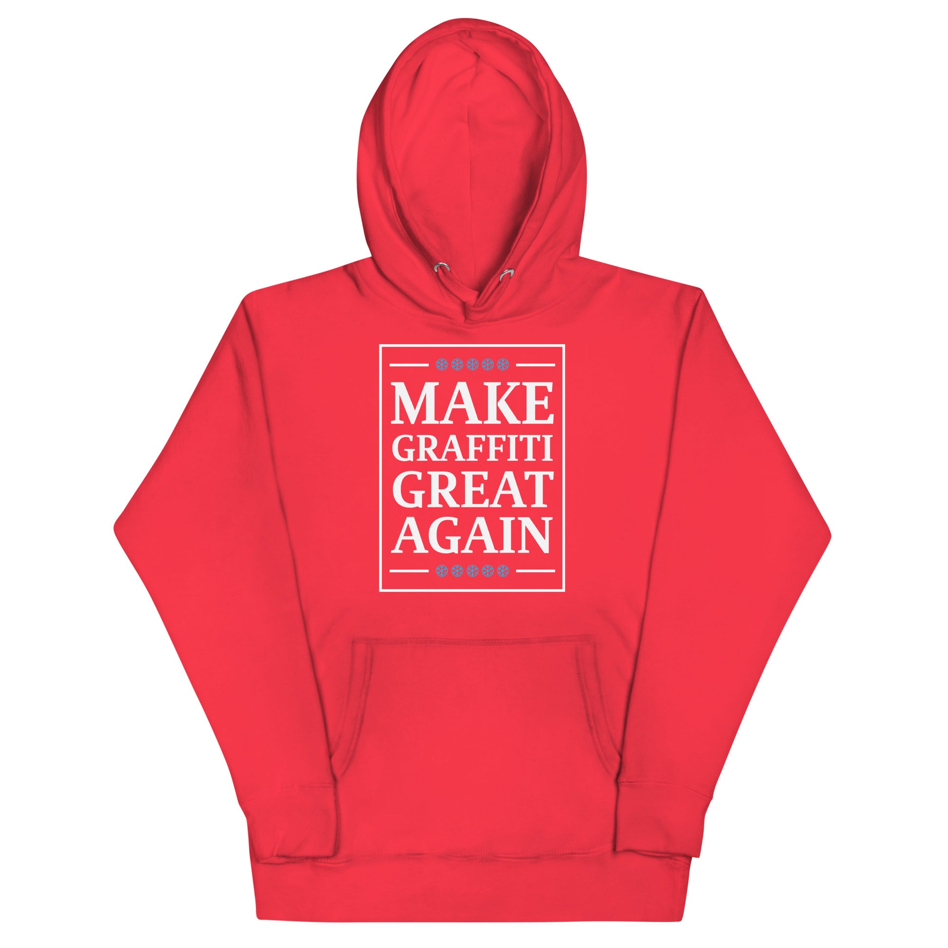 Make Graffiti Great Again Hoodie - Red | B.Different Clothing