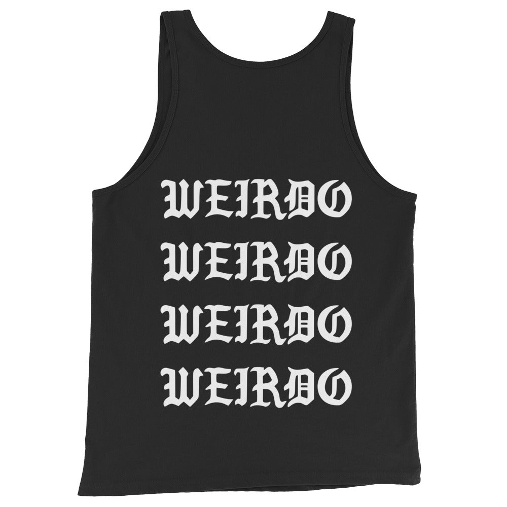 I feel like a weirdo tank top black B.Different Clothing graffiti street art inspired streetwear brand