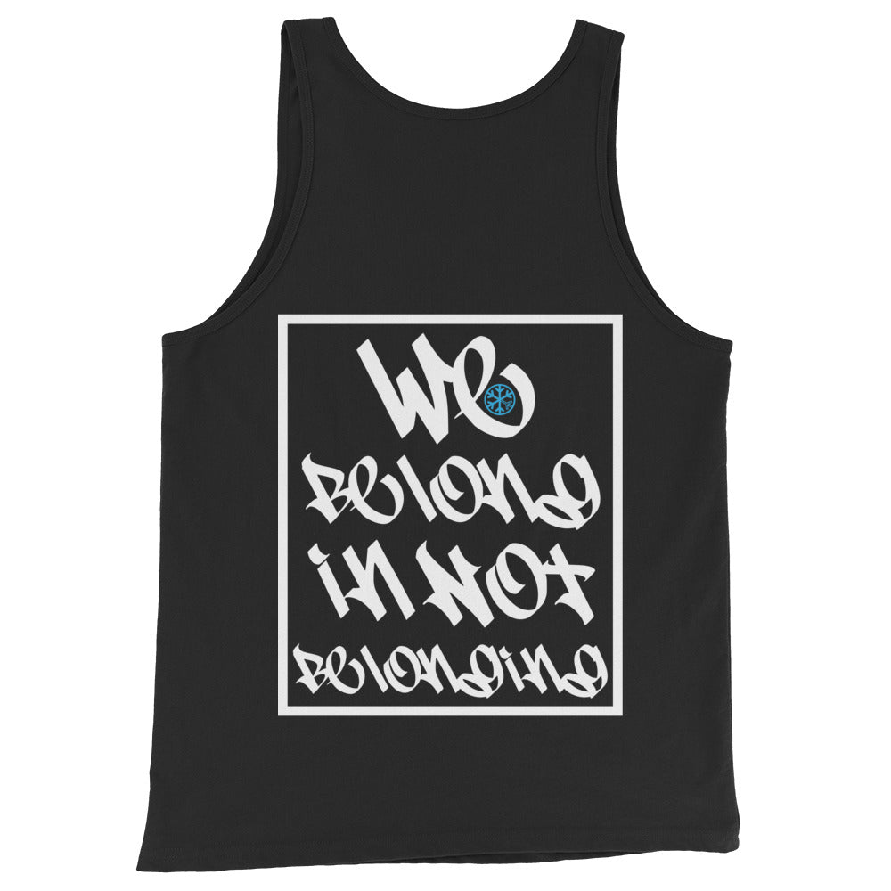 back of Family tank top by B.Different Clothing street art graffiti inspired brand for weirdos, outsiders, and misfits.