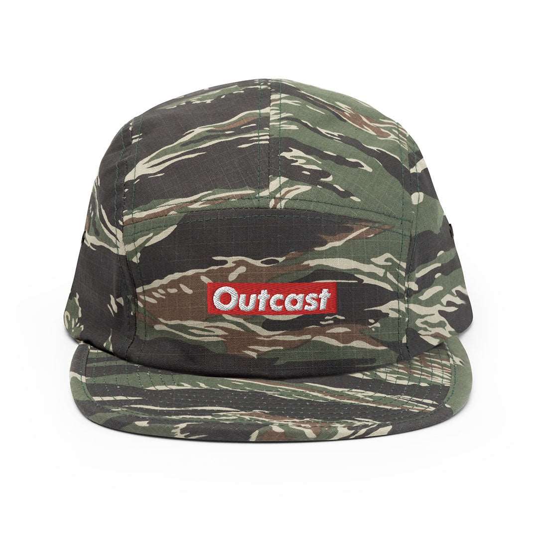 front Outcast box 5panel snapback b.different clothing street art graffiti inspired independent streetwear 