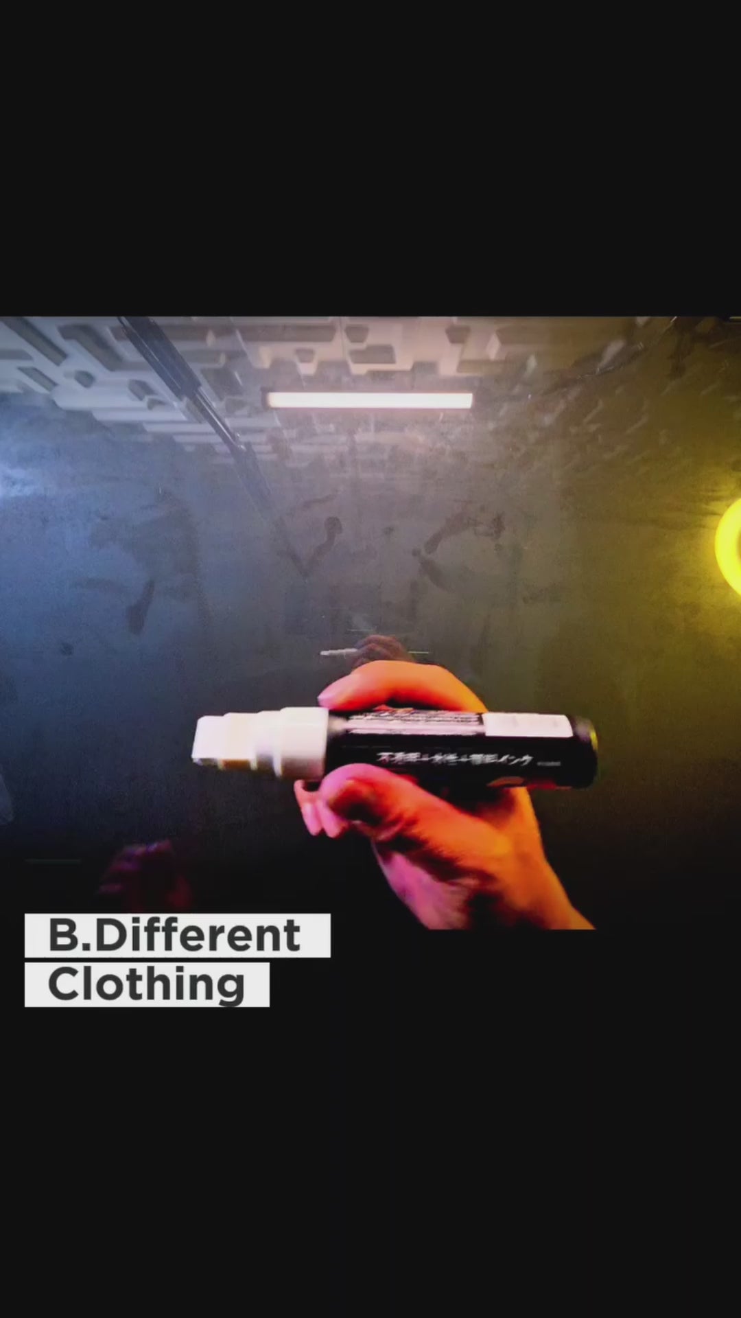 Black-Graffiti Dad Tagging B.Different Clothing