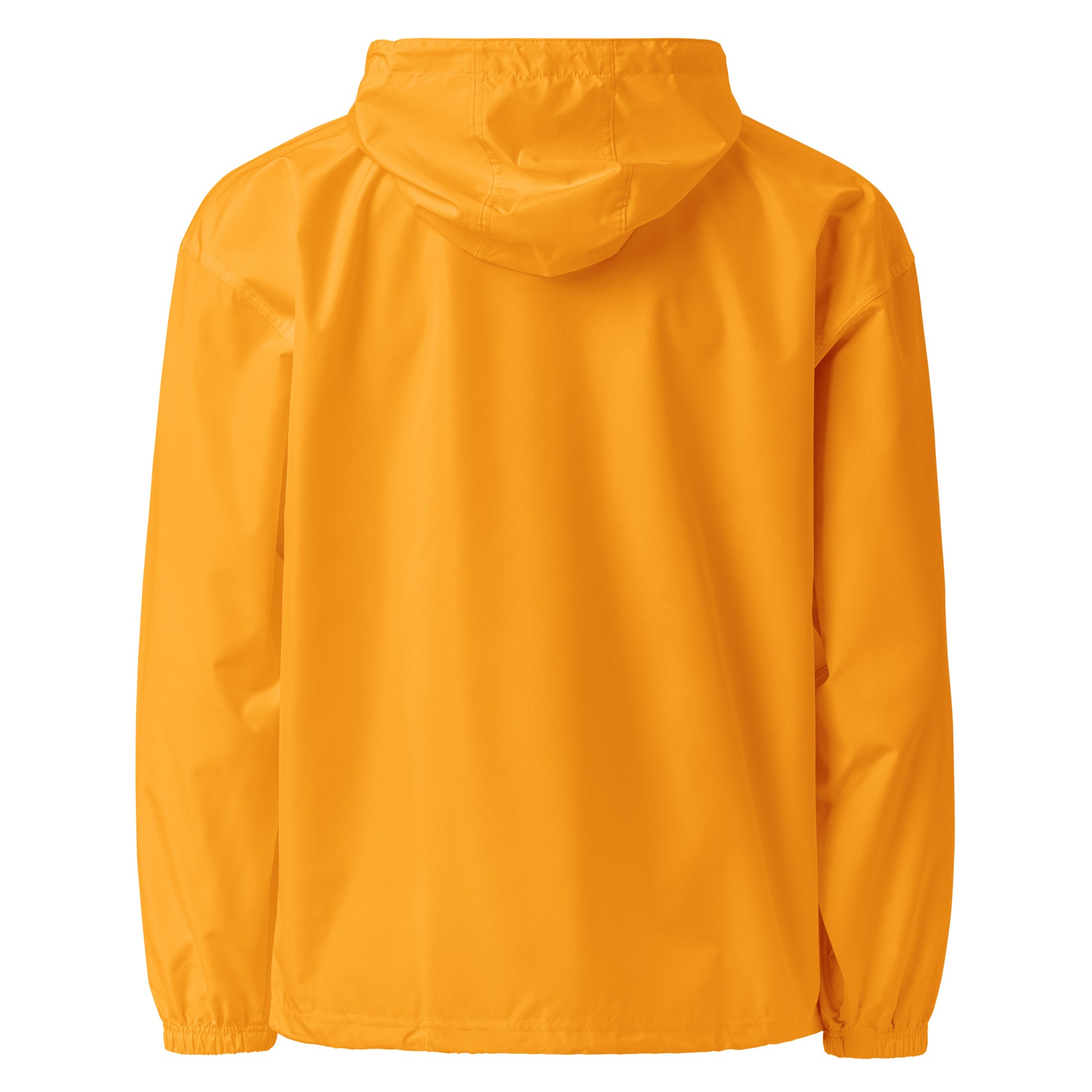 Yellow-Rule Breaker Graffiti Tag Windbreaker Jacket from B.Different Clothing, back view, graffiti-inspired streetwear