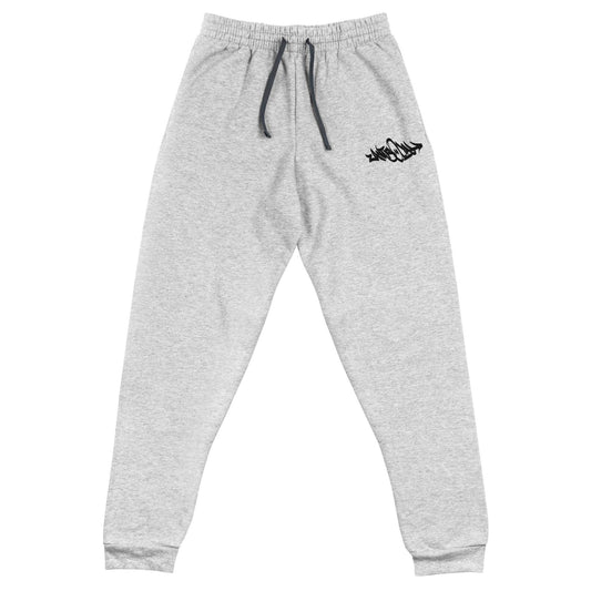 front of Antisocial Graffiti Tag joggers Gray by B.Different Clothing street art graffiti inspired independent streetwear brand