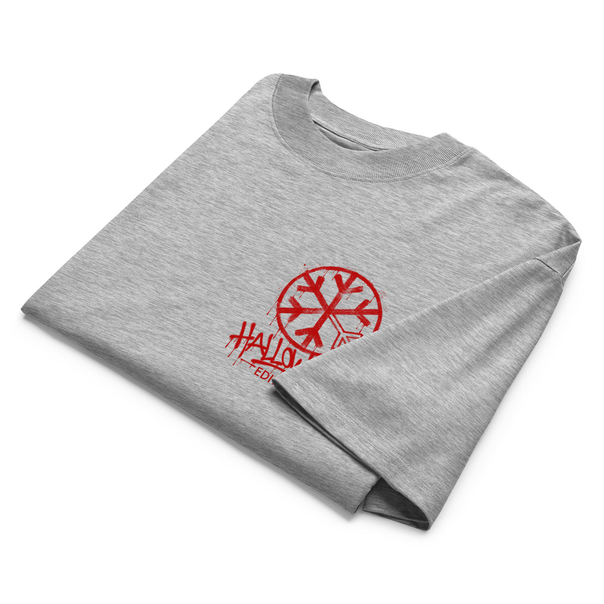 Gray-Raks The Puppet Graffiti Tee by Emti from B.Different Clothing, folded, graffiti-inspired streetwear t-shirt