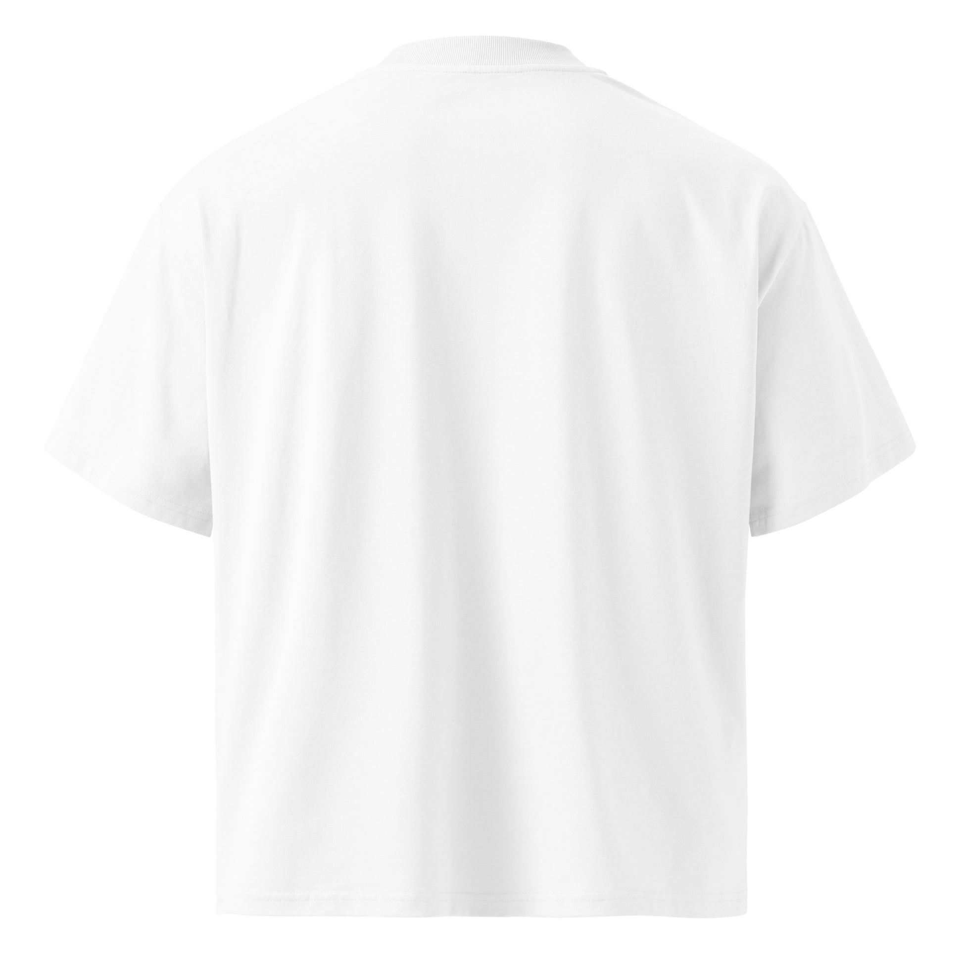 White-Summer Graffiti Tee by Trk One from B.Different Clothing, back view, graffiti-inspired streetwear t-shirt