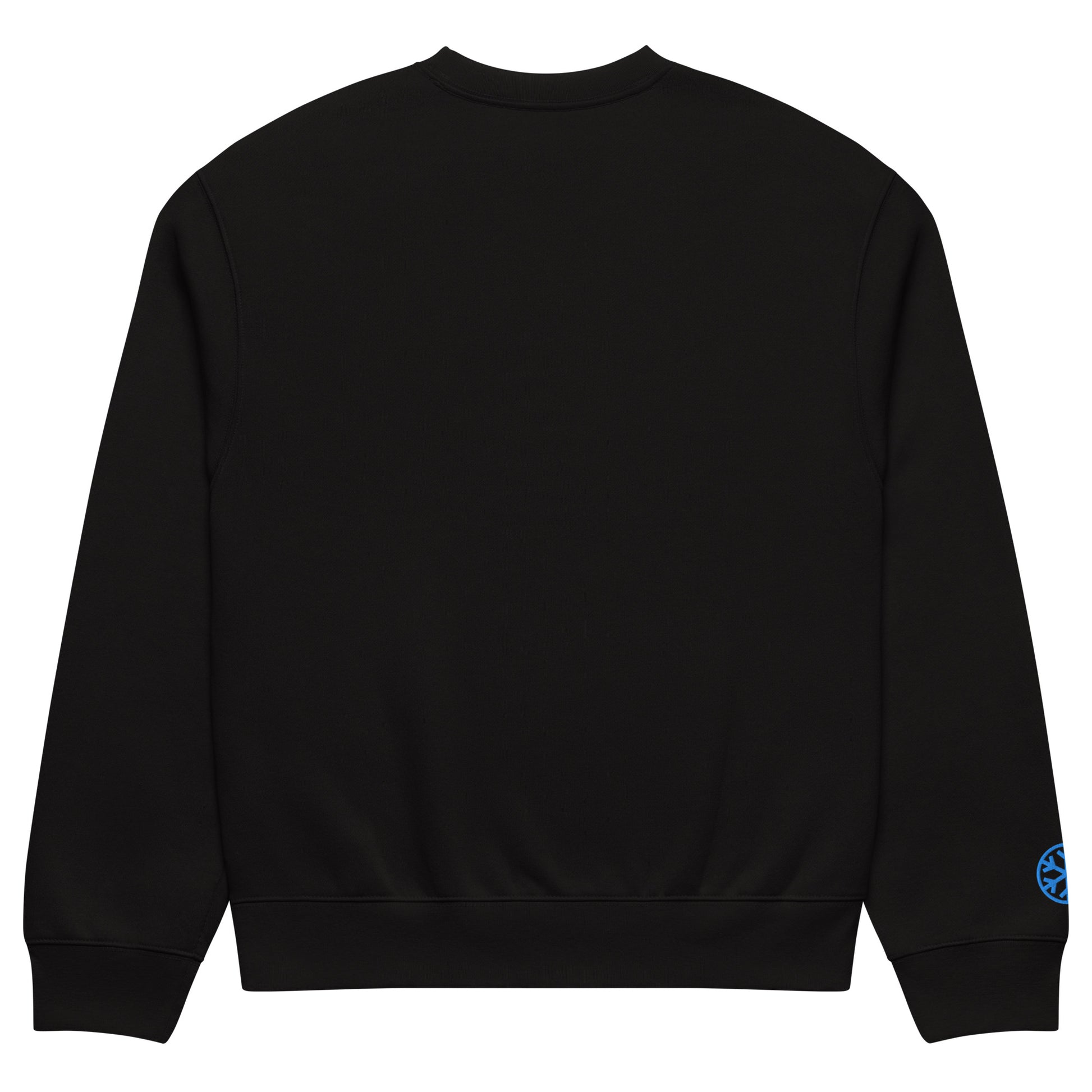 Black-Pixel Spray Can Graffiti Sweatshirt from B.Different Clothing, back view, graffiti-inspired streetwear, oversized heavyweight