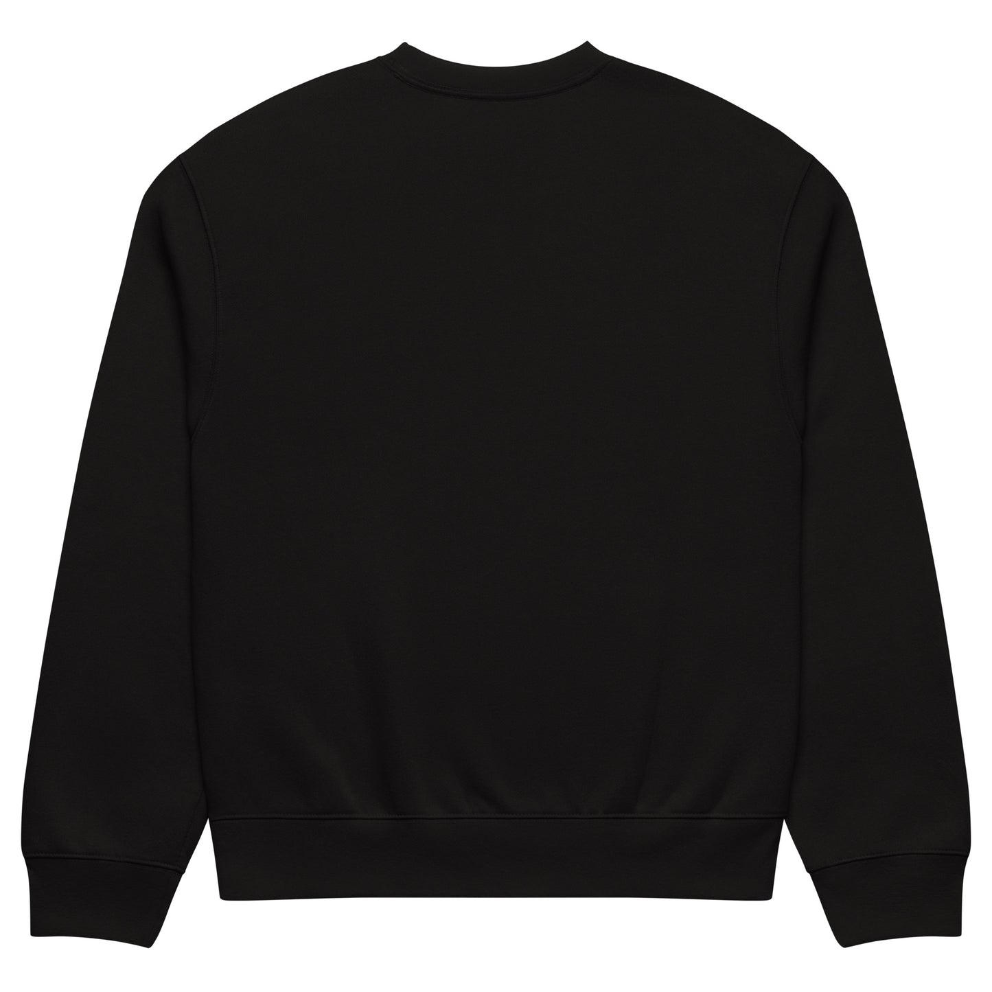 Black-Summer Graffiti Sweatshirt by Trk One from B.Different Clothing, back view, graffiti-inspired streetwear, oversized heavyweight
