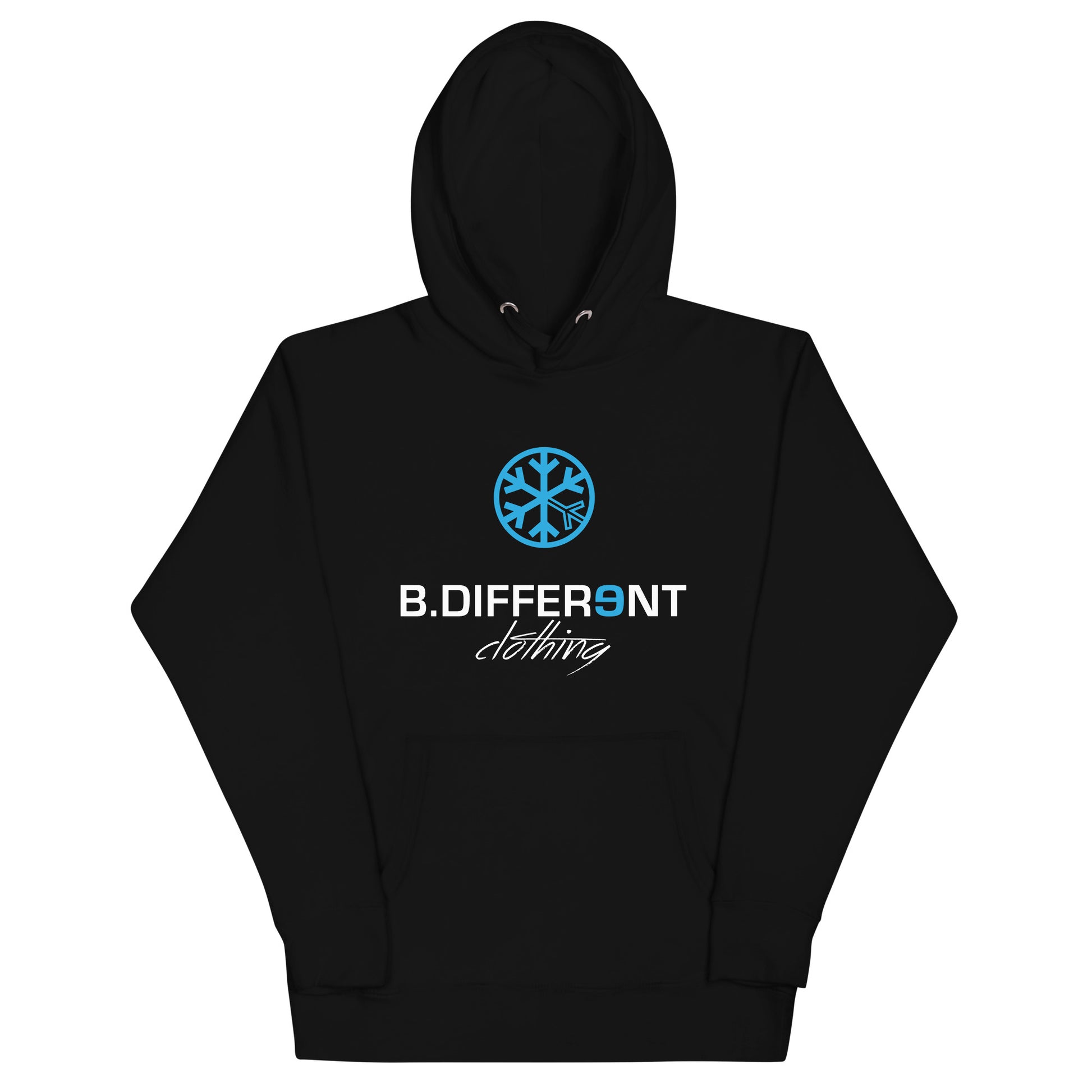 hoodie Logo black by B.Different Clothing independent streetwear brand inspired by street art graffiti