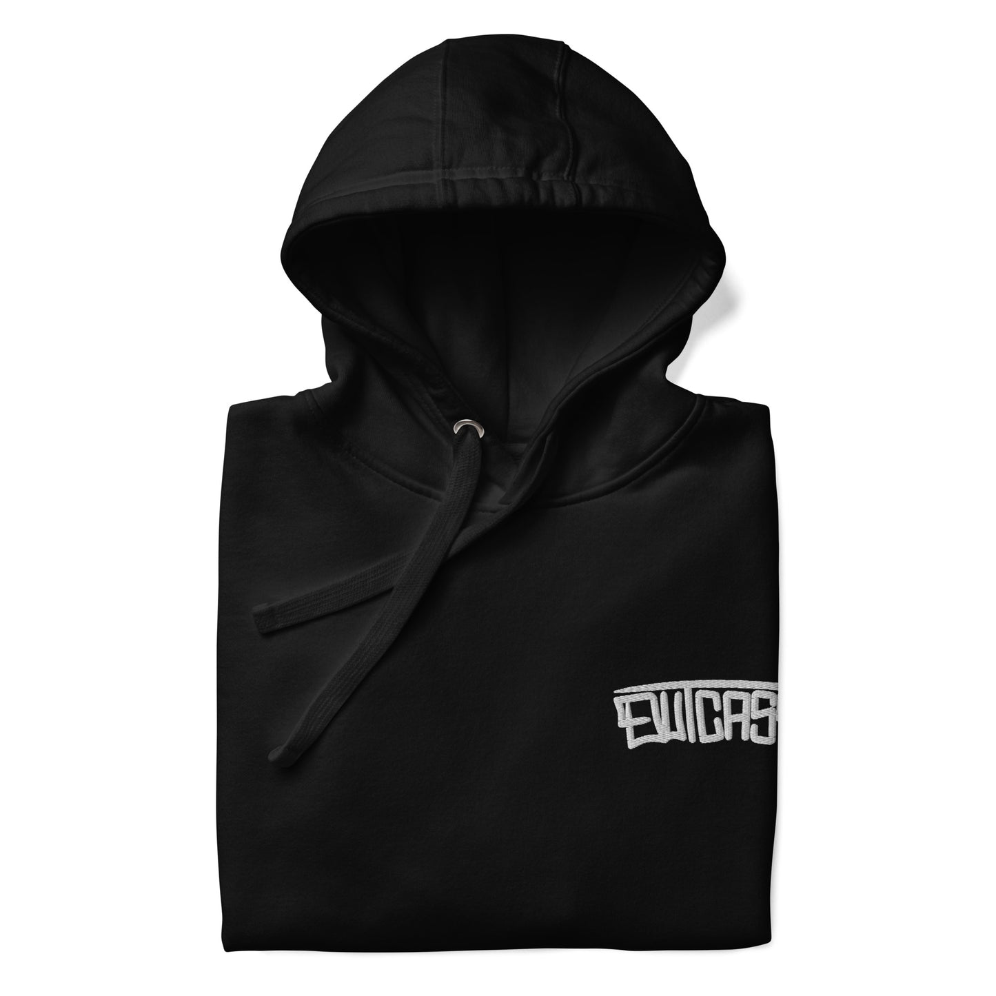 folded Outcast Graffiti Tag Hoodie black B.Different Clothing graffiti street art inspired streetwear brand