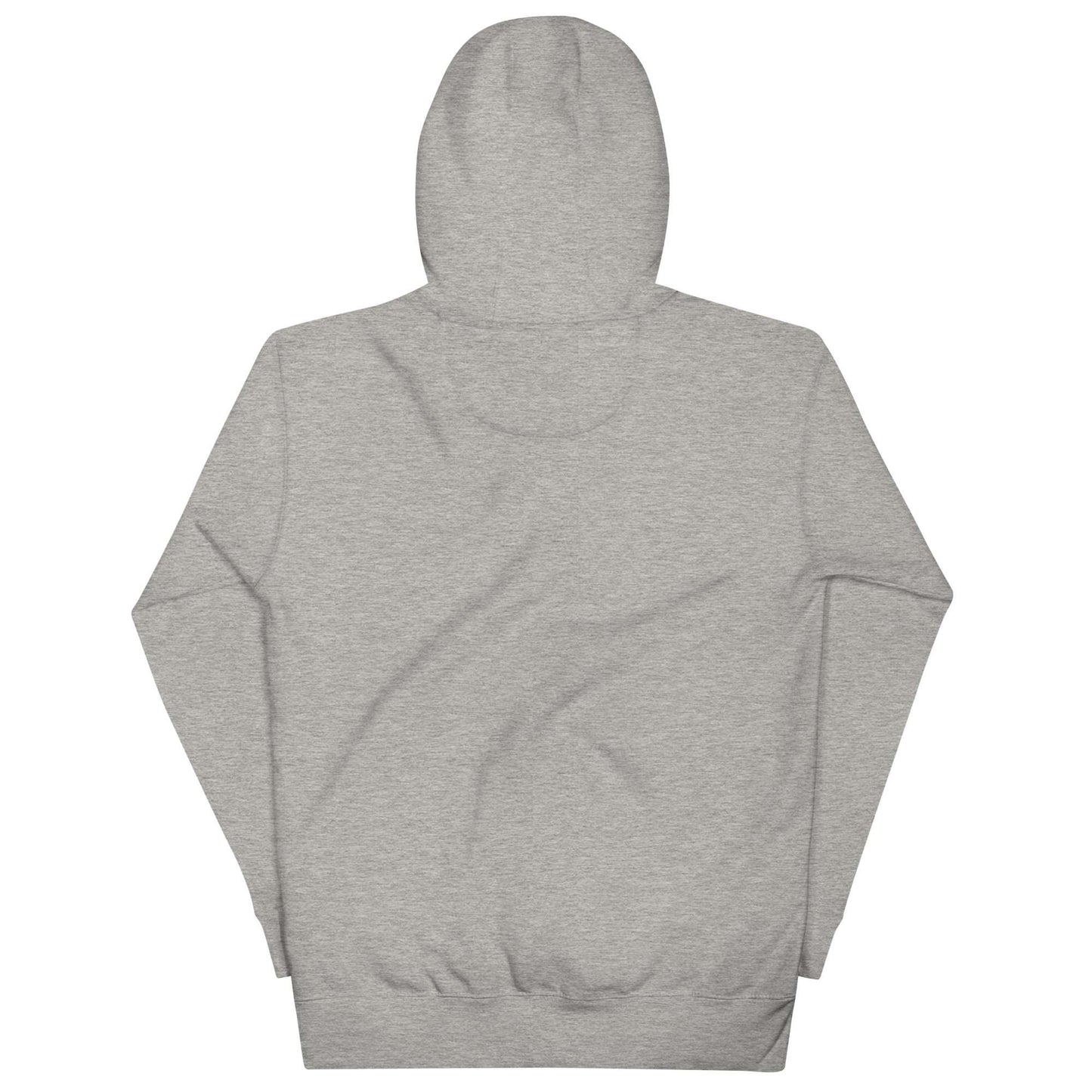 back of hoodie Socially Awkward gray by B.Different Clothing independent streetwear brand inspired by street art graffiti