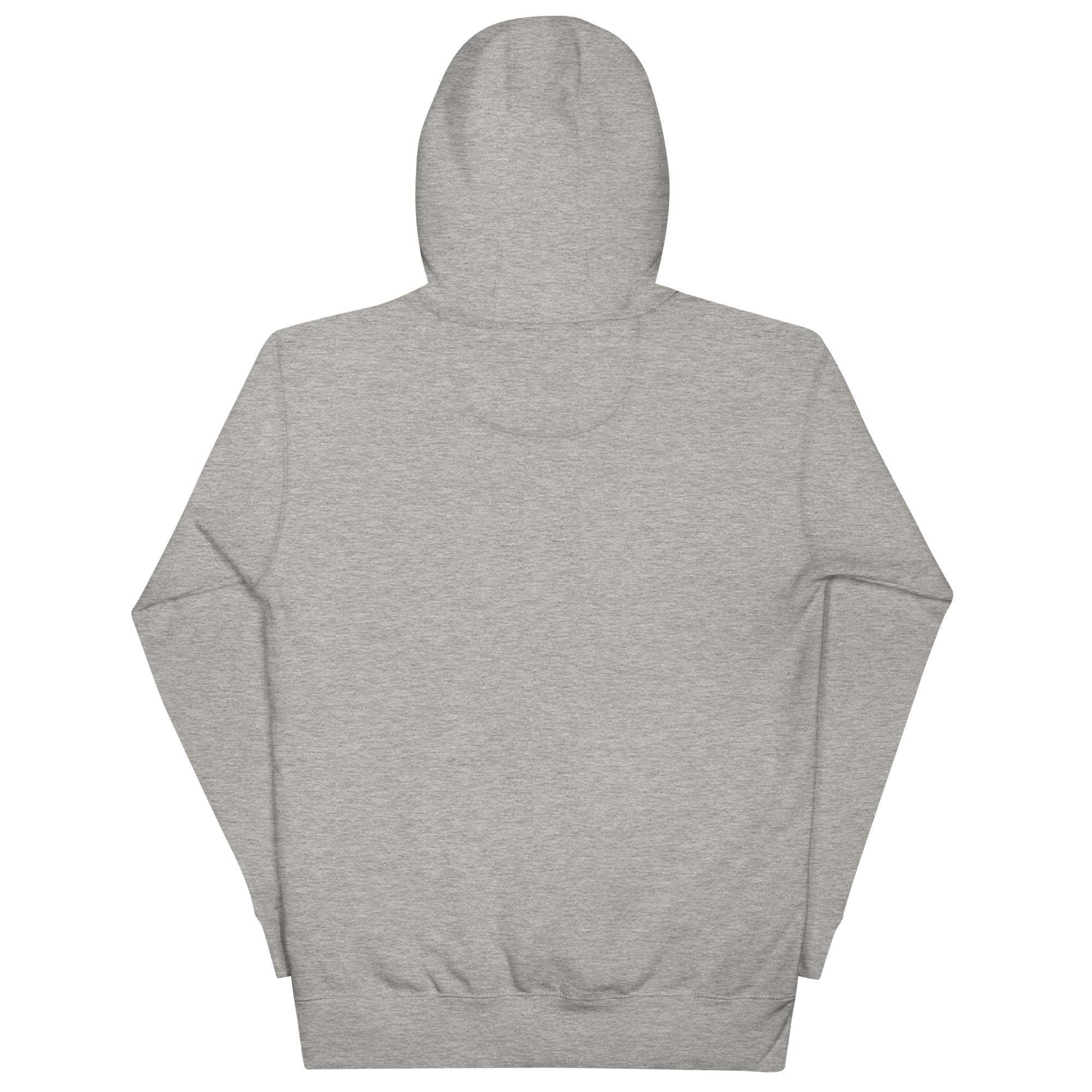 back of Misfit Graffiti Tag Hoodie gray B.Different Clothing graffiti street art inspired streetwear brand