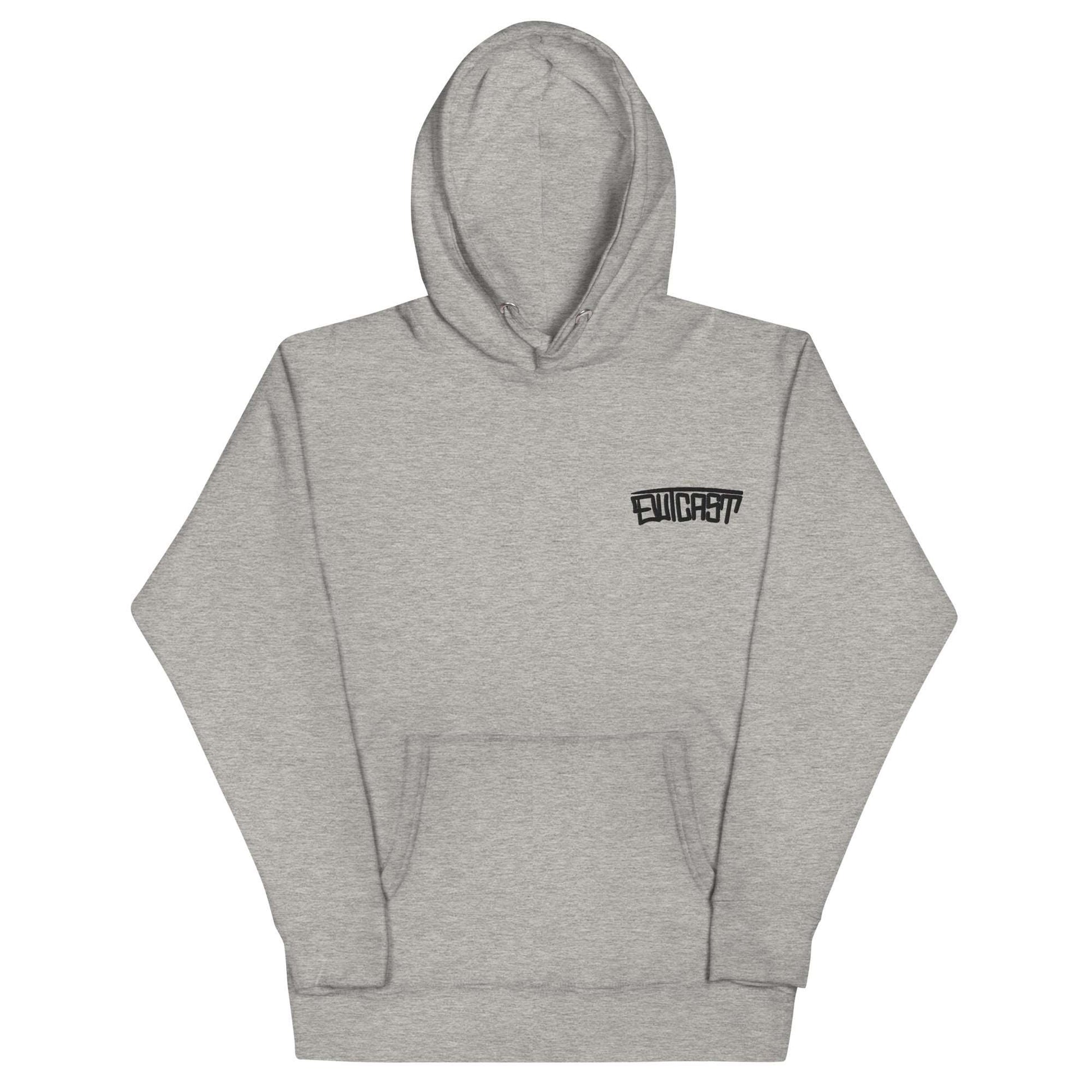 Outcast Graffiti Tag Hoodie gray B.Different Clothing graffiti street art inspired streetwear brand