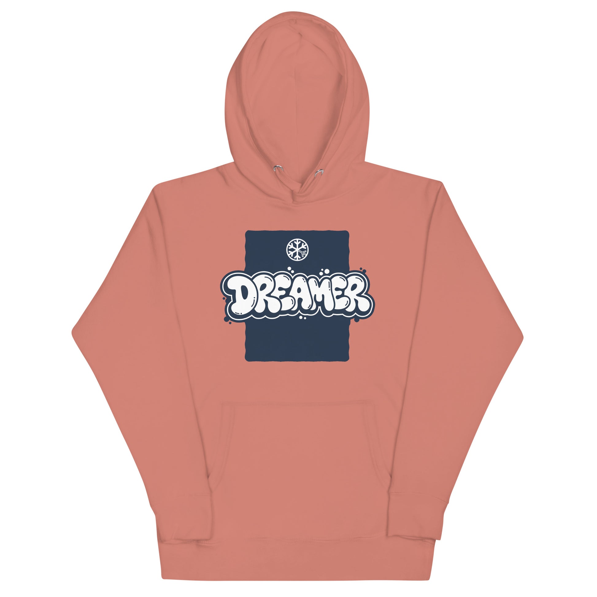 Dreamer Graffiti Throw-up Hoodie pink B.Different Clothing graffiti street art inspired streetwear brand